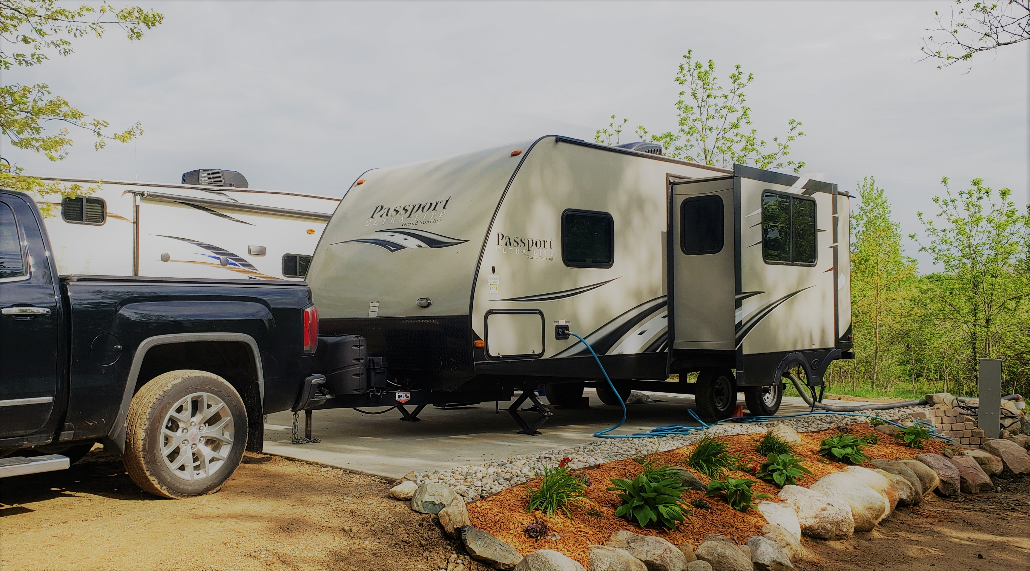 Individual Tent Site, Water & Electric, Gravel Tent Pad Pictures